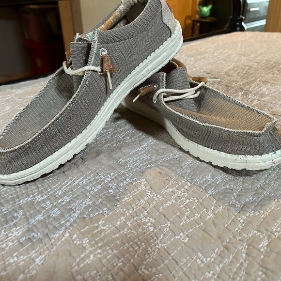 Hey Dude Mens Wally Eco Sox Desert Brown Stretch Tofu Ultralight Shoes Size 13 - Picture 7 of 7